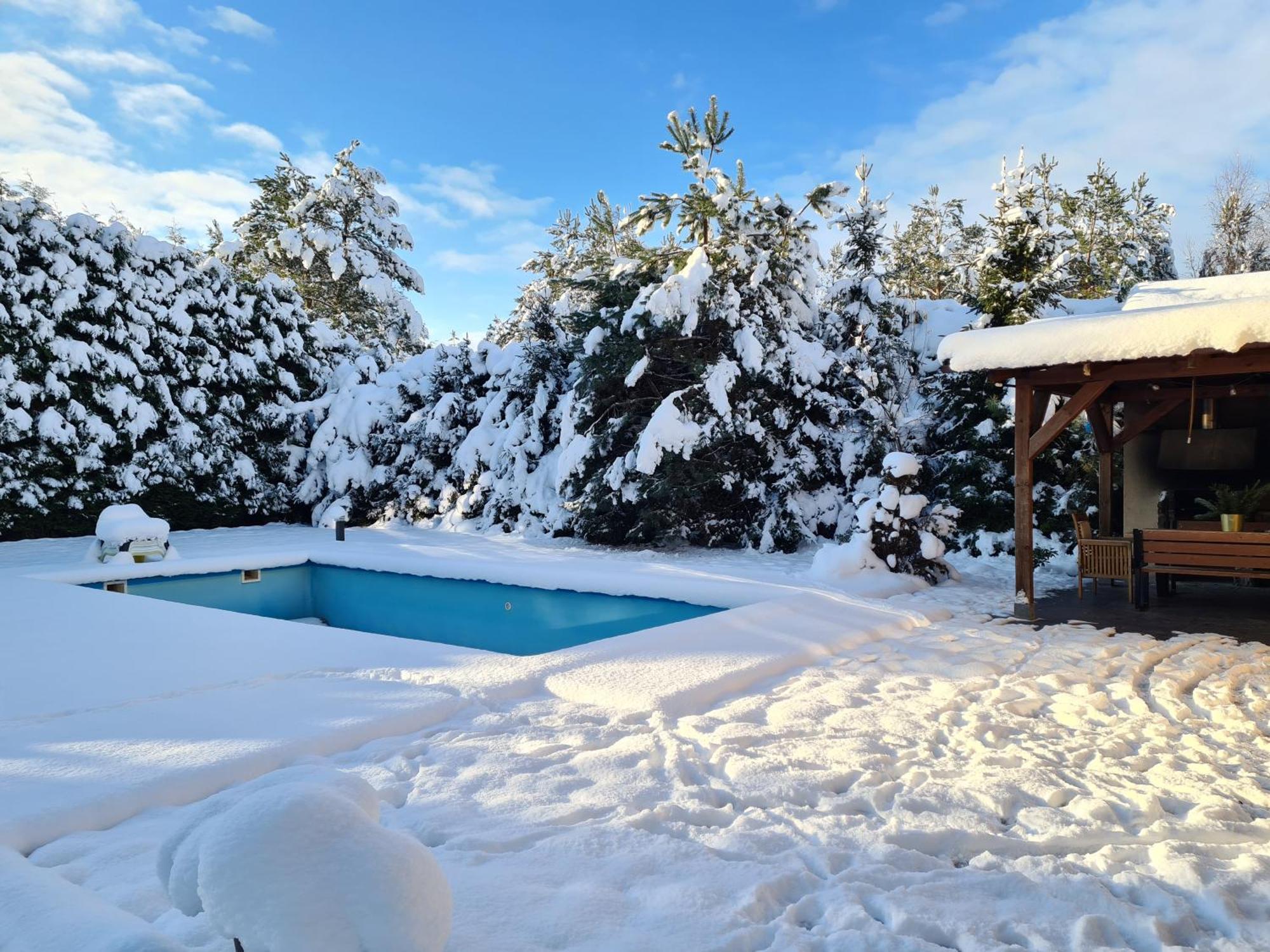 Wigwam Dom Z Basenem Na Kaszubach Villa Sulęczyno Dış mekan fotoğraf