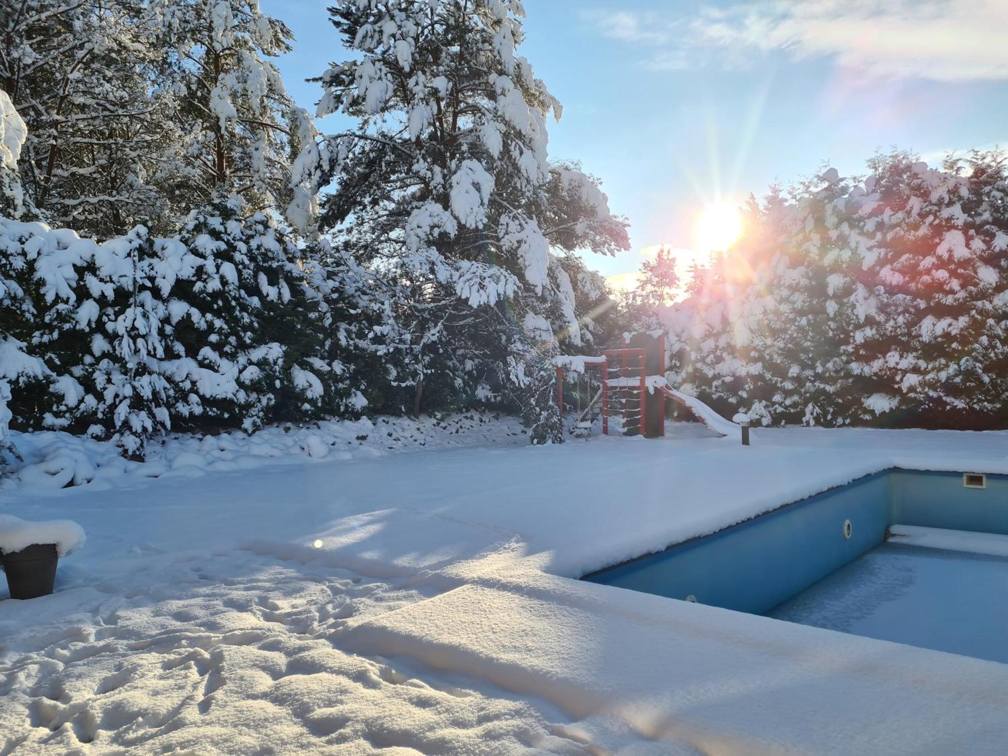 Wigwam Dom Z Basenem Na Kaszubach Villa Sulęczyno Dış mekan fotoğraf